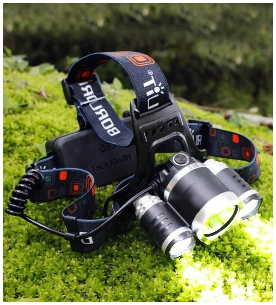 фото Светодиодный налобный LED фонарик HT-367