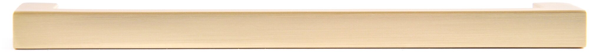 Ручка мебельная QUADRA , 96 мм, цвет - Матовое брашированное сатиновое золото, RS043MBSG - фотография № 18