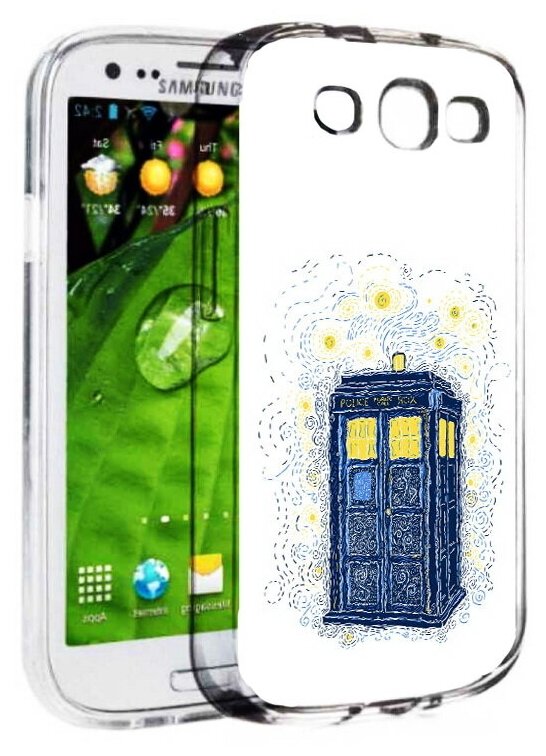 Чехол задняя-панель-накладка-бампер MyPads будка рисунок для Samsung Galaxy S3 GT-I9300/Duos GT-I9300I противоударный