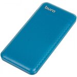 Мобильный аккумулятор Buro BP10G 10000mAh 2.1A 1xUSB синий (BP10G10PBL) - изображение