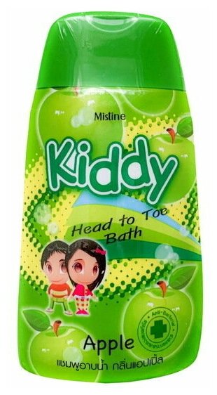 Шампунь-гель для душа для детей Kiddy c ароматом яблока Mistine 200 мл / Mistine Kiddy Head to toe Apple 200 ml