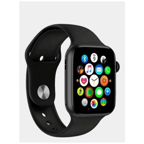 Умные смарт-часы Smart Watch X22 Pro 44 мм с беспроводной зарядкой черные 287300₽