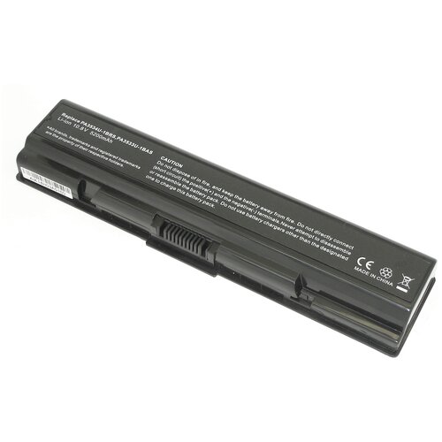 аккумулятор для ноутбука toshiba satellite a200 a300 dynabook ax ex pxw t30 t31 tx tv series 10 8v 4400mah pn pa3534u 1brs pabas099 Аккумуляторная батарея для ноутбука Toshiba A200 A215 A300 L300 L500 (PA3534U-1BRS) 52Wh OEM черная