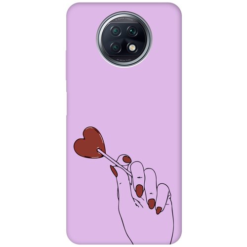 Силиконовый чехол на Xiaomi Redmi Note 9T, Сяоми Редми Ноут 9Т Silky Touch Premium с принтом Heartbreaker сиреневый силиконовый чехол на xiaomi redmi note 9t сяоми редми ноут 9т silky touch premium с принтом cosmocorgi сиреневый