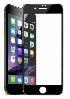 Защитное стекло 5D для iPhone 7\8 (черное)