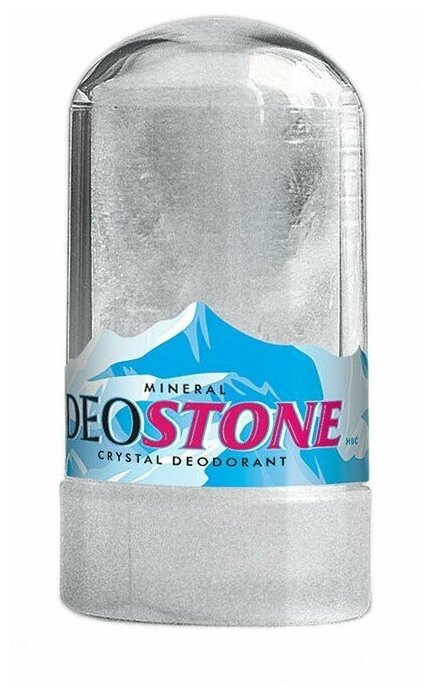 Минеральный дезодорант DEOSTONE из цельного кристалла Чермигит (квасцы) кристаллический дезодорант, 60 гр