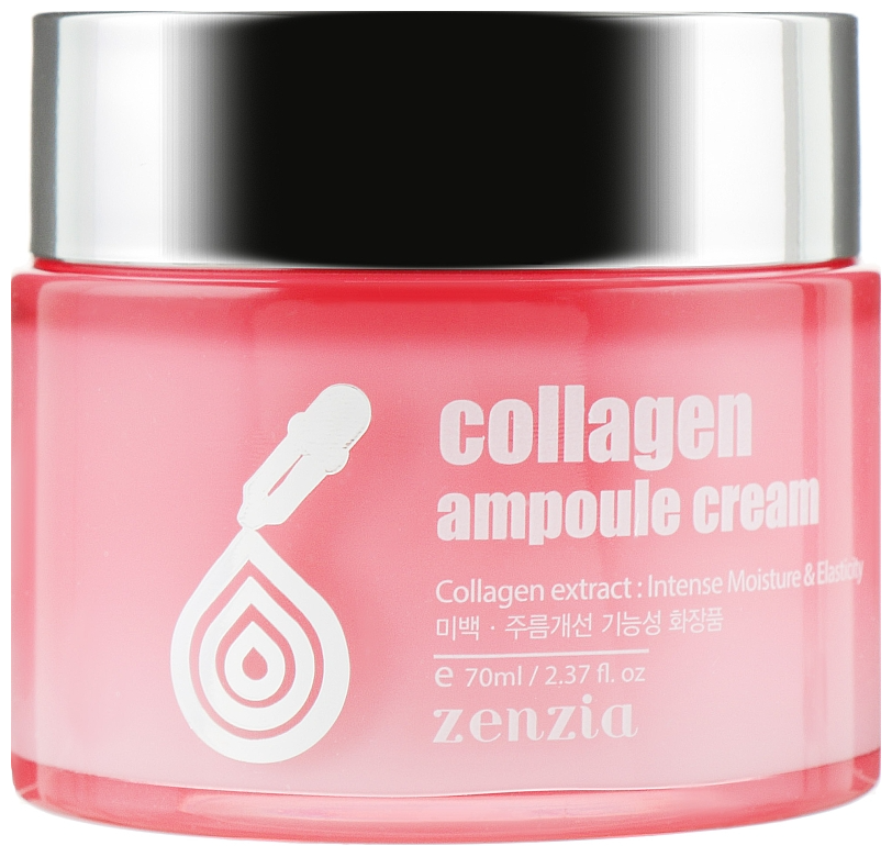 Крем для лица с коллагеном Jigott Zenzia Collagen Ampoule Cream, 70 мл