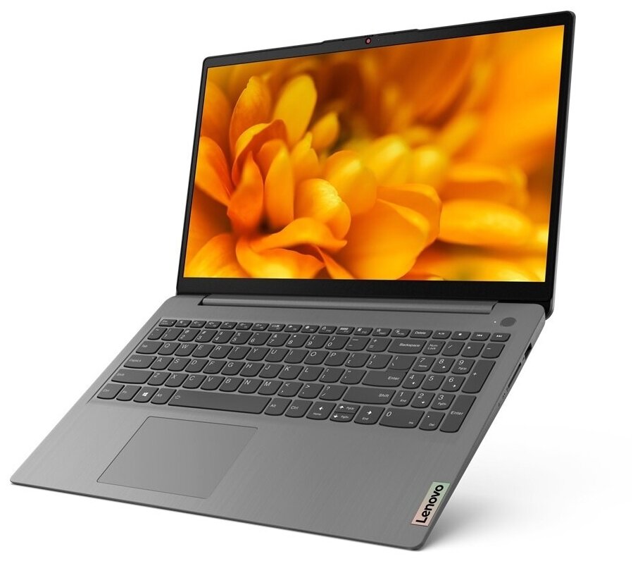 Ноутбук Lenovo IdeaPad 3 15ITL6 82H802EARK i3 1115G48GB256GB SSDnoDVDUHD Graphics156 FHDCamBTWiFiWin11Homegrey
