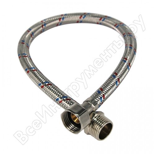 Гибкая подводка для воды с опл. из нерж. стали 1/2