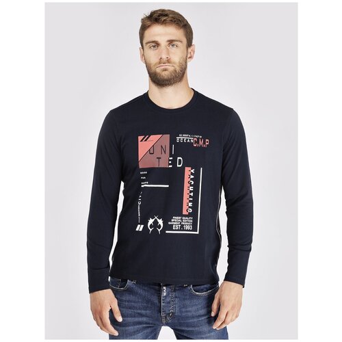 фото Лонгслив с принтом claudio campione ru 56 / eu 54 / xxl