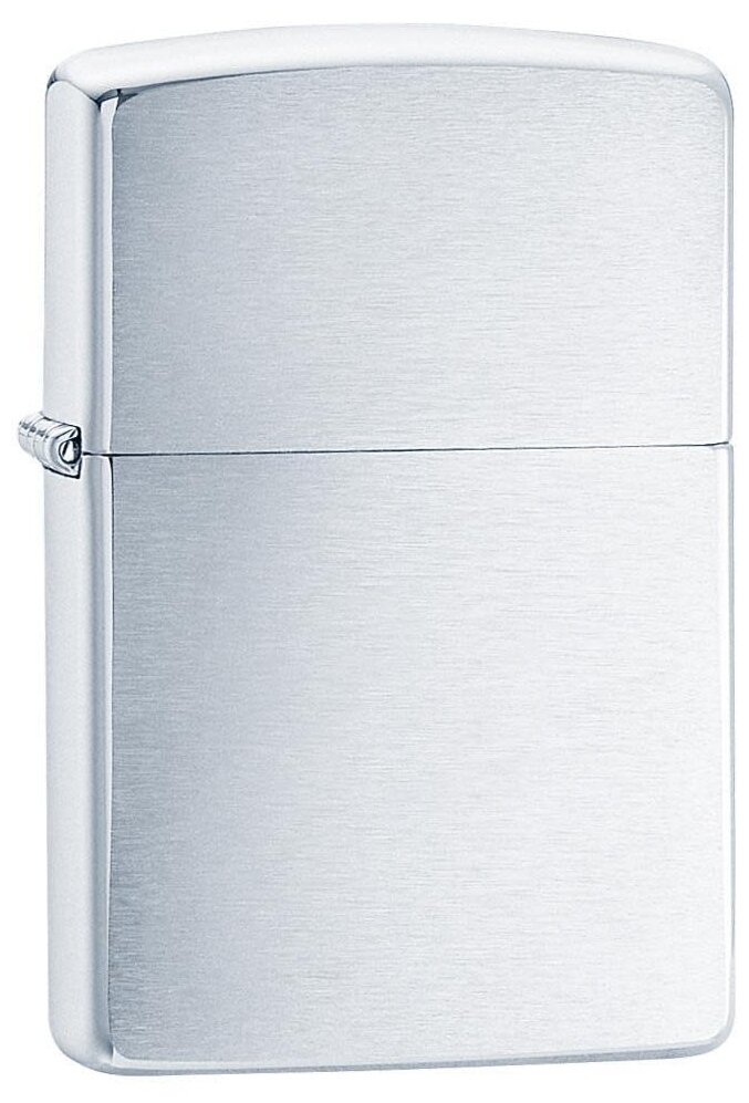 Зажигалка Zippo Armor Brushed Chrome. серебристая, матовая ZIPPO-162