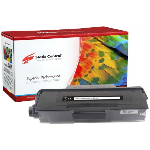 картридж nv print tn 3280 для brother 8000 стр черный Картридж Static Control 002-03-VTN650 совместимый лазерный картридж (Brother TN-3280) 8000 стр, черный