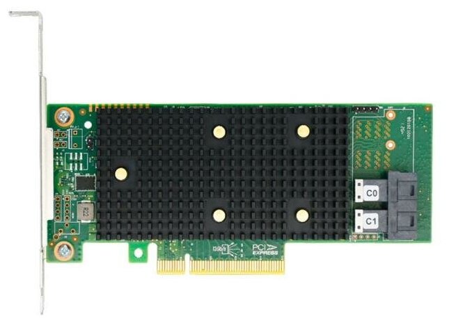 ACD SAS3408-8I PCIe 3.1 x8 LP, SAS/SATA/NVMe 12G HBA, 8port (2*int SFF8643), 3408 IOC (аналог LSI 9400-8i) RTL (003112)