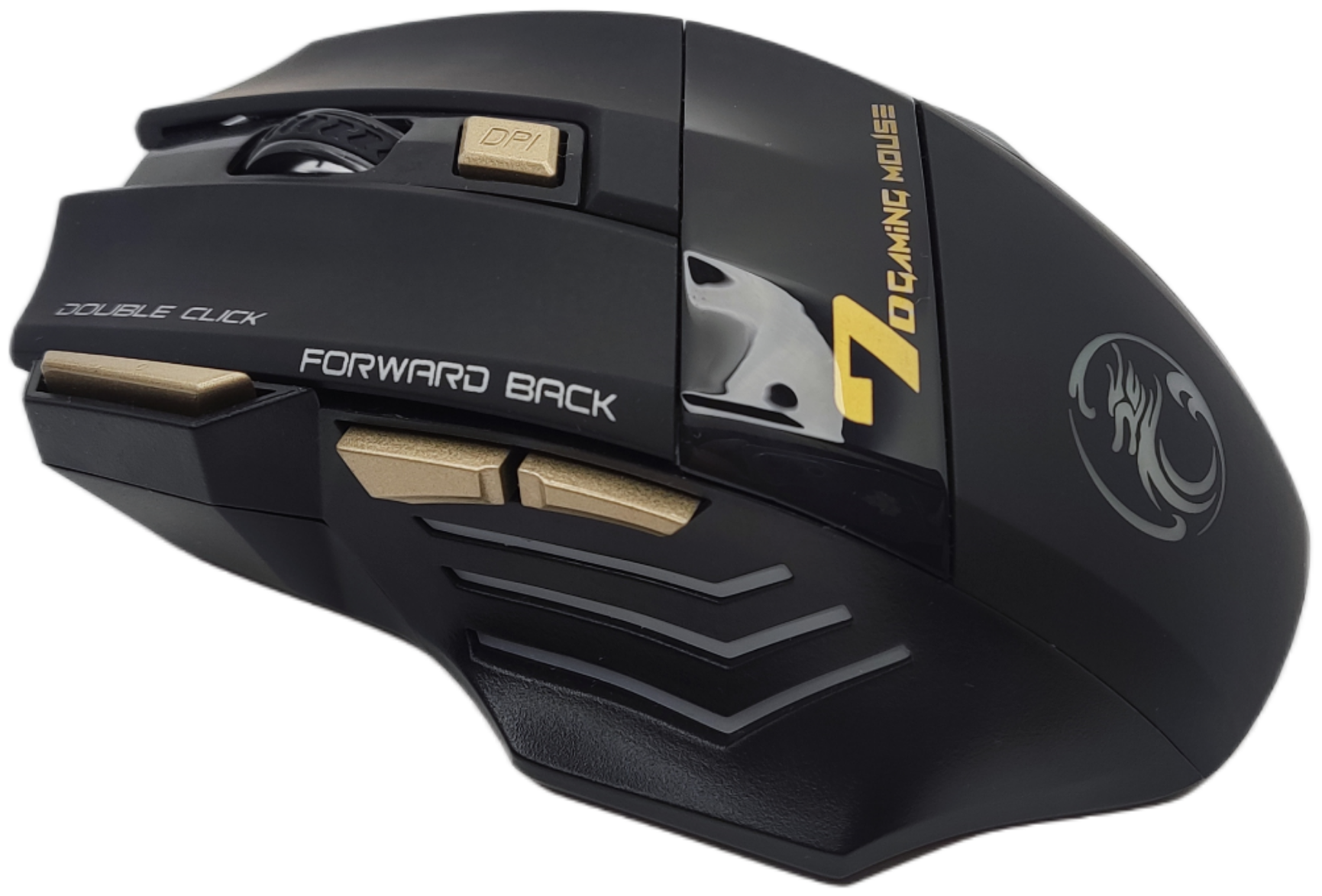 Игровая мышь беспроводная GW X7 NB, 3200DPI , RGB, бесшумный клик, 2.4g, цвет Черный.
