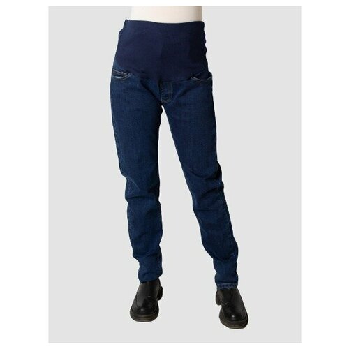 Джинсы дудочки Мамуля Красотуля, размер 54 (XXXL), синий джинсы lilitop прямой силуэт карманы размер 122