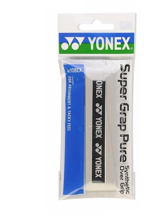 Обмотка для ручки ракетки Yonex Overgrip AC108EX Super Grap Pure х1 Gray