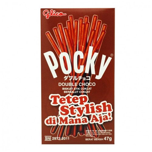 Pocky двойной шоколад, 47 г