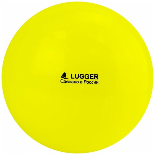Мяч для художественной гимнастики однотонный, арт.AG-19-04, d19 см, ПВХ, желтый