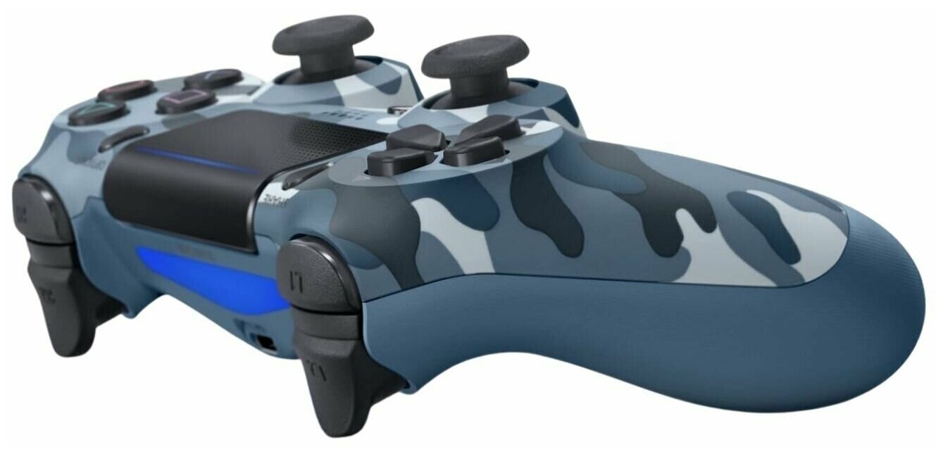 Беспроводной геймпад джойстик для PS4 Синий Хаки совместим с PlayStation 4
