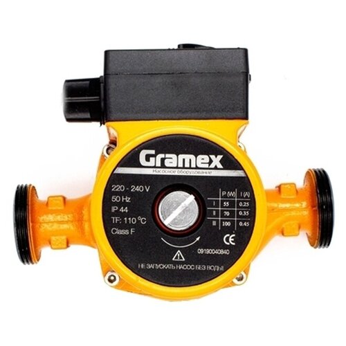 Насос циркуляционный / насос для отопления GRAMEX UP-32-40, 180мм, напор 4м, 72Вт, подключение 1 1/4