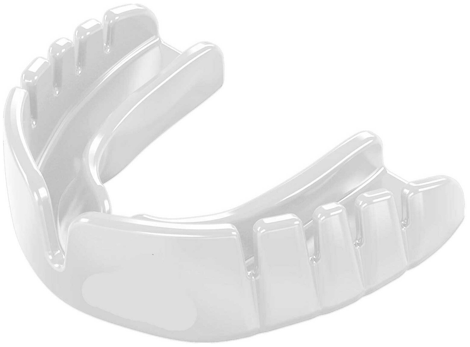 AdiBP30 Капа одночелюстная Opro Snap-Fit Mouthguard белая (размер Junior) - Adidas