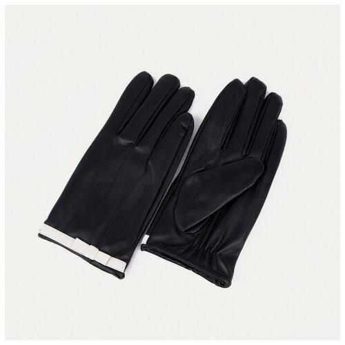 фото Перчатки сима-ленд демисезонные, утепленные, подкладка, размер 23, черный