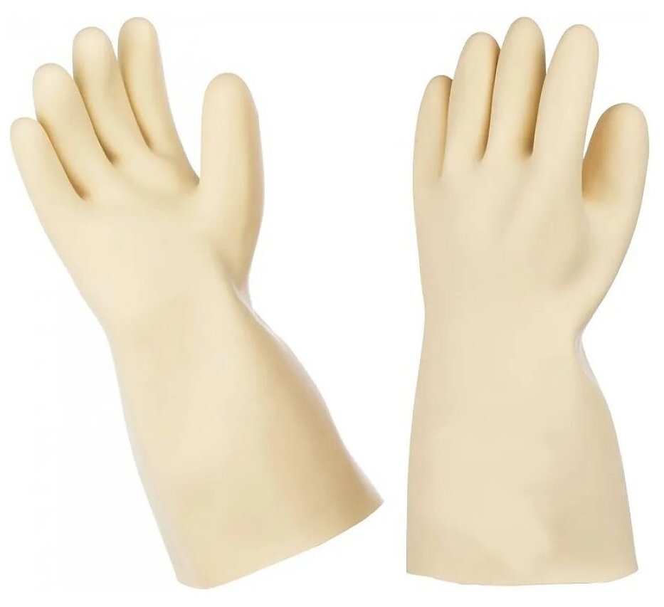 фото Перчатки защитные, латексные, диэлектрические, бесшовные