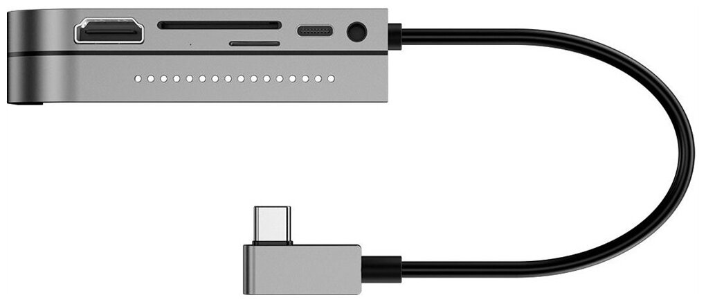 Хаб Baseus Bend Angle No7 Multifunctional Type-C HUB Converter для iPad Pro 11129 2018 CAHUB-WJ0G