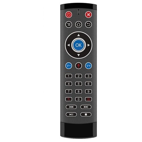 Пульт ДУ T1 Pro с гироскопом и голосовым управлением + подсветка 2.4G для управления Смарт ТВ Smart TV приставкой на Андроид Android