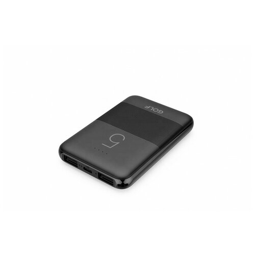 GOLF G95/ Powerbank 5000 mah/In Micro usb/ USB 1А, 2.1A/Black