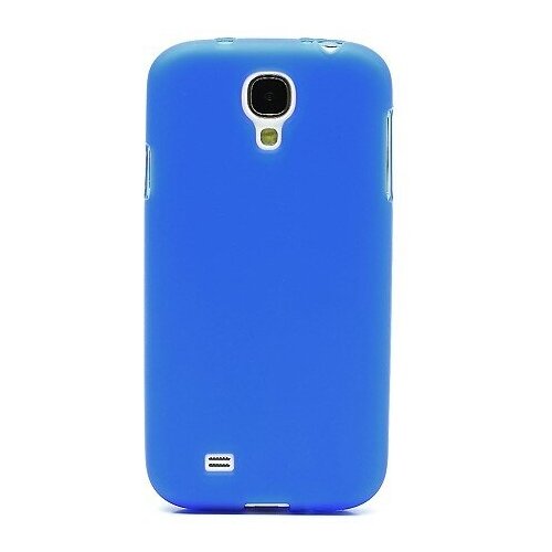 Чехол силиконовый для Samsung i9500/i9505, Galaxy S4, синий аккумулятор усиленный для samsung gt i9505 galaxy s4 синий