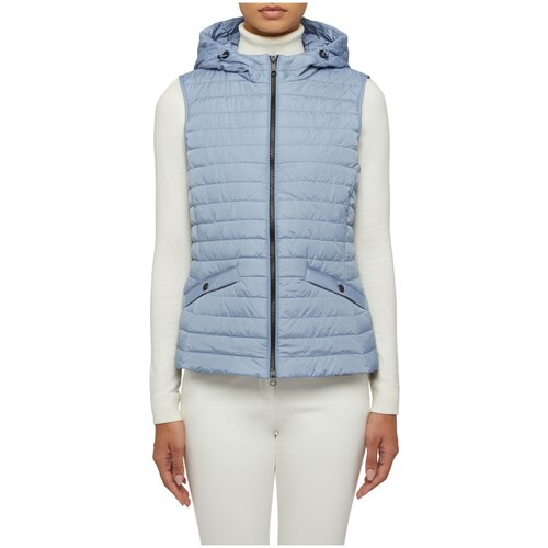 фото Жилет geox для женщин w ascythia цвет потёртый голубой, размер 40