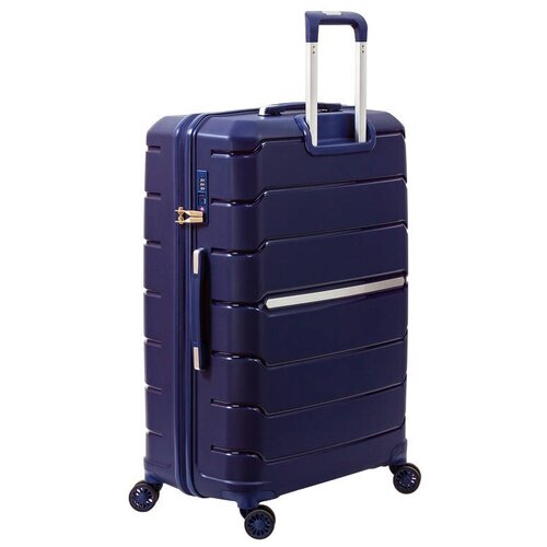 Чемодан SUPRA LUGGAGE, 90 л, размер L, синий чемодан supra luggage sts 1004 l total black