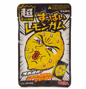 Японская жевательная резинка MARUKAWA Кислый лимон, 41 г