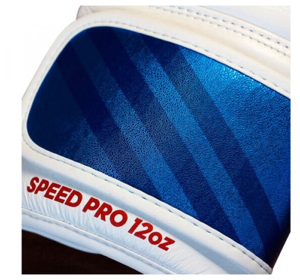 AdiSBG350PRO Перчатки боксерские Speed Pro бело-сине-красные - Adidas - Белый - 12 oz