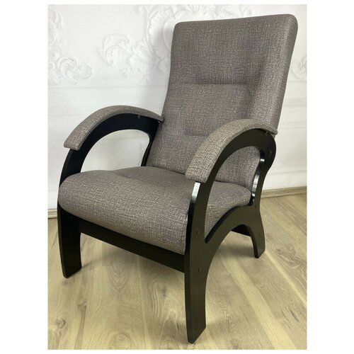 Кресло Классика мягкое для отдыха в комнату, гостиную, спальню, для дома. Серое