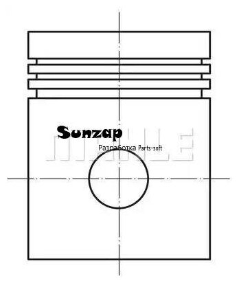 MAHLE 0122103 012 21 03_поршень! d79x1.2x1.2x2 +0.5\ Opel Meriva 1.6 XEP 03>