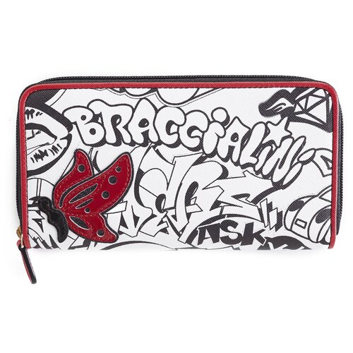 фото Кошелек с апликацией на молнии braccialini