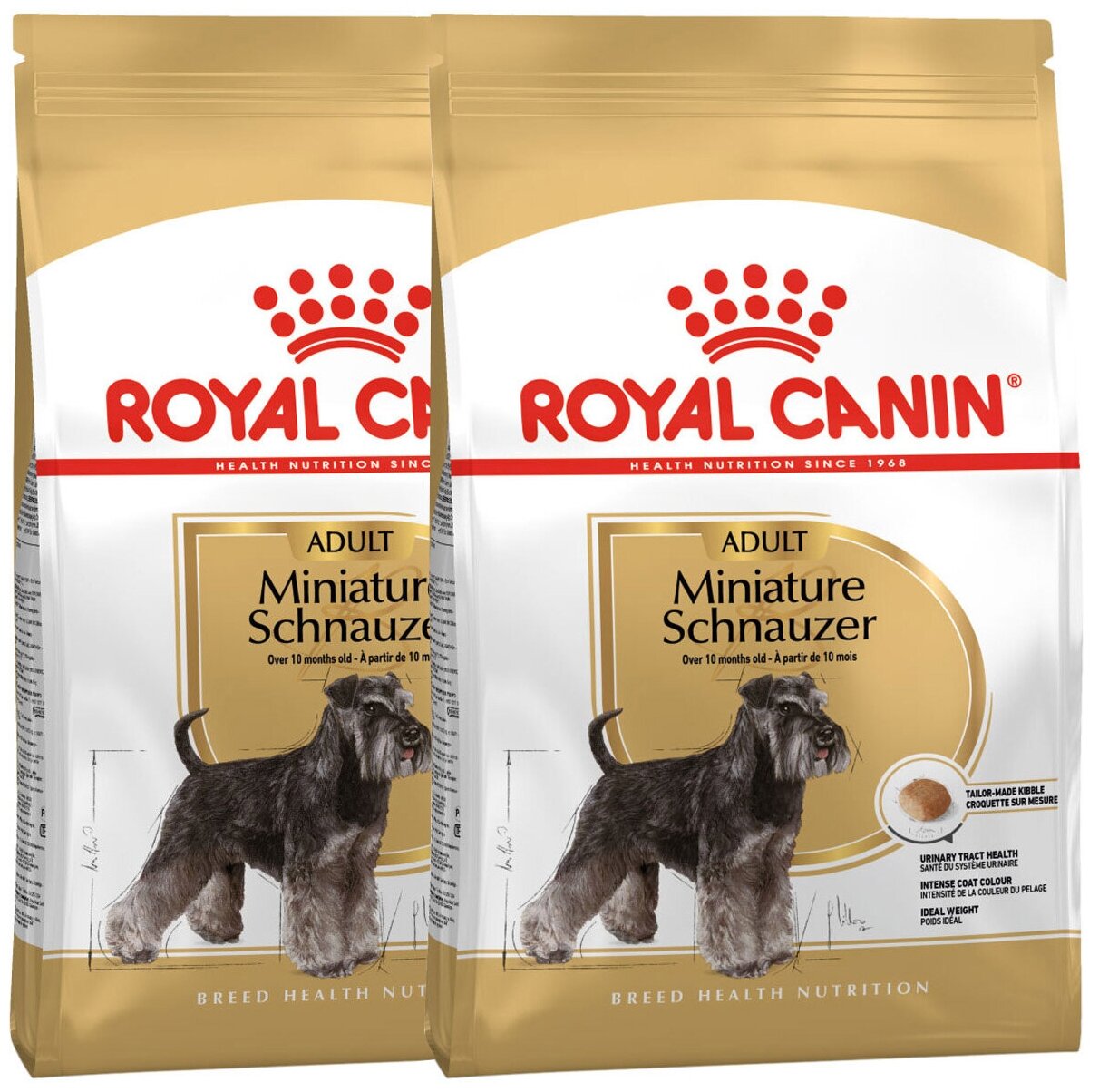 Сухой корм ROYAL CANIN MINIATURE SCHNAUZER ADULT для взрослых собак миниатюрный шнауцер (3 + 3 кг)