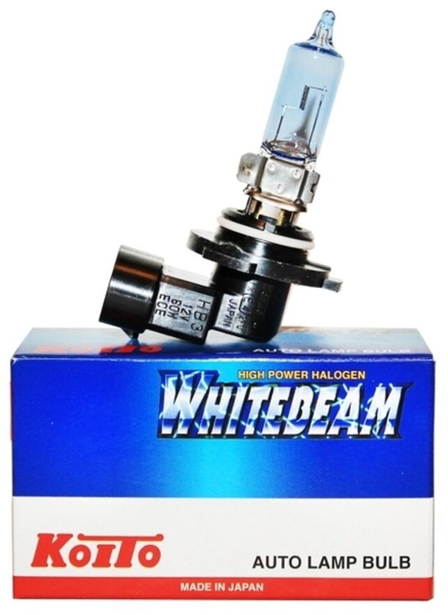 KOITO Лампа Whitebeam 9005 (HB3) 12V 65W (120W) 4200K (уп. 1 шт.) 1шт