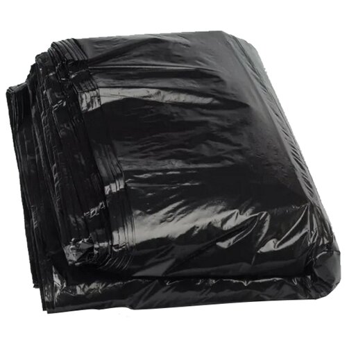 Мешки для мусора Белый Енот S016nn 180 л, 50 шт., 1 упак., черный