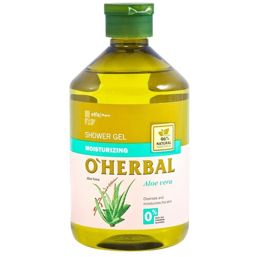 O'Herbal Увлажняющий гель для душа с экстрактом алоэ вера, 500 мл