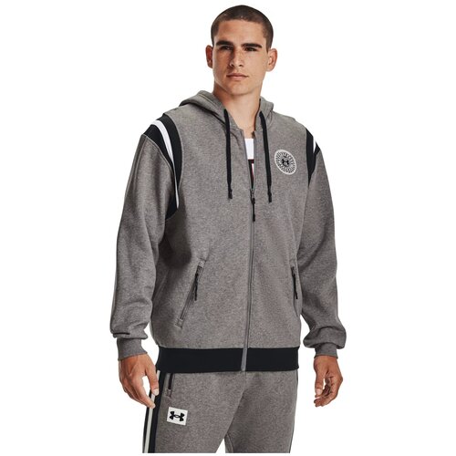 Толстовка Under Armour Rival Flc Alma Mater Fz Hoodie Серый Xl 1366303-067