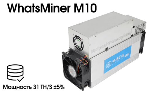 Асик WhatsMiner M10 Asic/2020 года выпуска/ Miner/ Antminer / Mining / Майнер