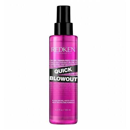 Redken styling quick blowout термозащитный спрей для укладки утюжком, феном и плойкой 125 мл