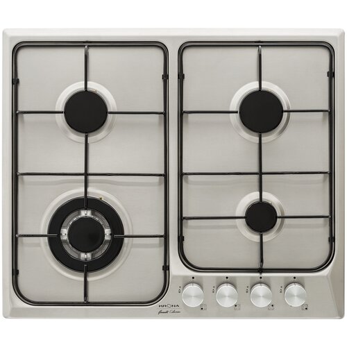 Газовая варочная панель Krona SALVATORE 60 IX 500x590x100 бежевый 806100₽