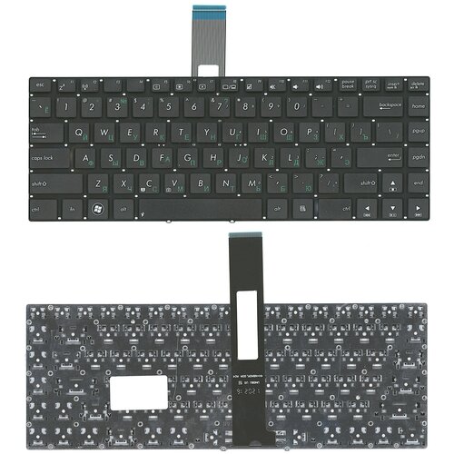 Клавиатура keyboard 0KN0-MF1UI13 0KNB0-4620UI00 для ноутбука Asus N46 U46 K45 черная без рамки 1167₽