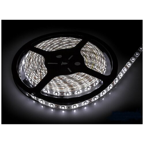 Светодиодная лента 2835 IP20, 120 LED/м, 4000K, 12В, 9.6 ВТ/м, Нейтральный свет, 5 м
