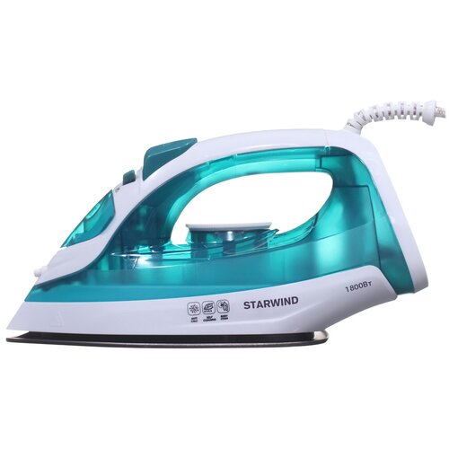 Утюг Starwind SIR6720 1800Вт зеленыйбелый 361700₽