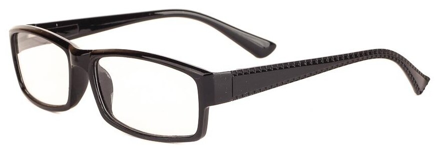 Готовые очки для зрения черные с диоптриями -4.50 футляр
